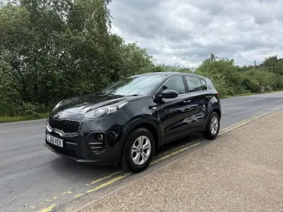 Used Kia Sportage 114 HP (83 kW) 2016 Black SUV