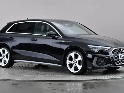 Used Audi A3 Sportback S-Line 150 HP (110 kW) 2021 Black Hatchback