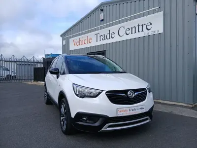 Used Vauxhall Crossland X Elite 130 HP (95 kW) 2018 White SUV