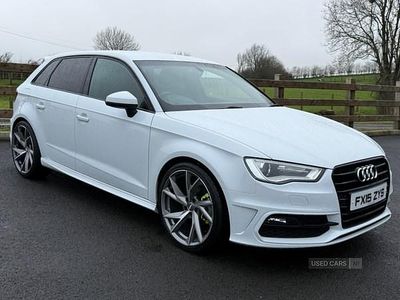 Used Audi A3 S-Line 2015 White Hatchback