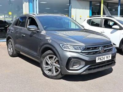 Begagnad VW T-Roc R-line 2024 Grå SUV