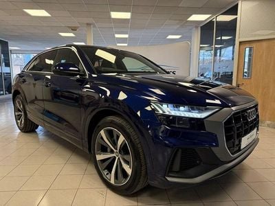 Used Audi Q8 S-Line 2019 Blue SUV