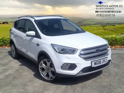 Used Ford Kuga Titanium X 150 HP (110 kW) 2018 White SUV