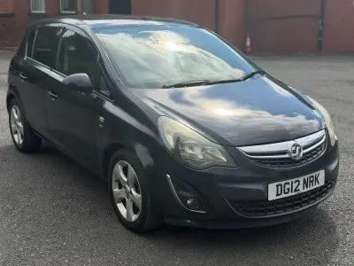 Used Vauxhall Corsa 100 HP (73 kW) 2012 Black Hatchback