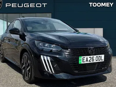 New Peugeot e-208 GT 114 kW (156 HP) 2026 Black Hatchback