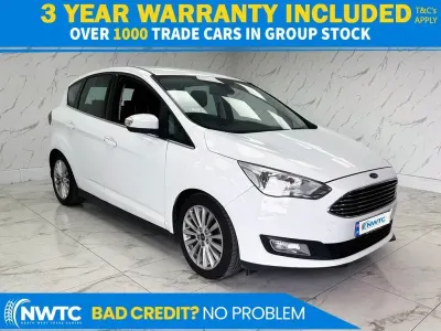Used Ford C-MAX Titanium 120 HP (88 kW) 2016 White MPV