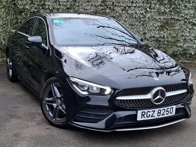 Used Mercedes CLA200 AMG line 163 HP (119 kW) 2020 Black Sedan