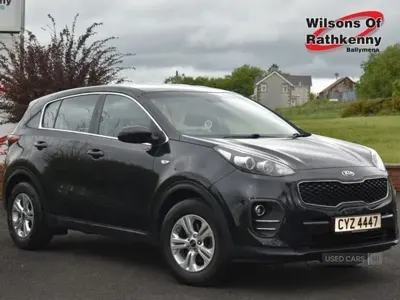 Used Kia Sportage 115 HP (84 kW) 2017 Black SUV