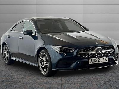 Used Mercedes CLA250e AMG Line Premium Plus 218 HP (160 kW) 2022 Blue Sedan