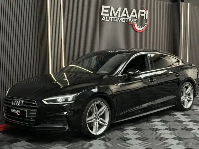 Used Audi A5 Sportback S-Line 2018 Black Hatchback