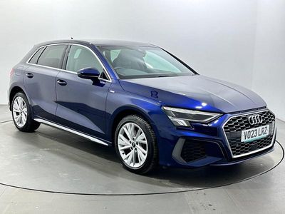 Used Audi A3 e-tron S-Line 2023 Blue Hatchback