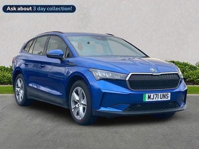 Blue Used 2021 Skoda Enyaq iV ecoSuite SUV | £16,895 (Fair price)