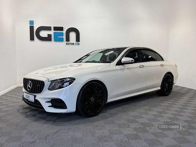Used Mercedes E220 AMG Line Premium Plus 194 HP (142 kW) 2018 White Sedan