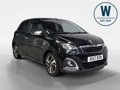 Second-hand Peugeot 108 Allure 82 CP (60 kW) 2017 Negru Hatchback