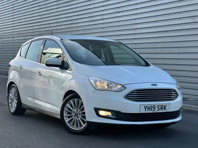 Used Ford C-MAX Titanium 125 HP (91 kW) 2019 White MPV