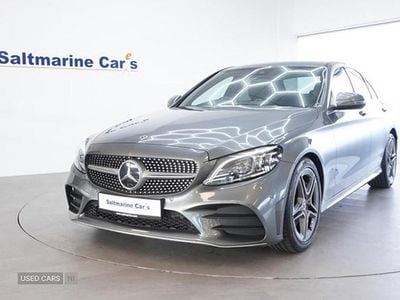 Used Mercedes C300 AMG line 245 HP (180 kW) 2021 Grey Sedan