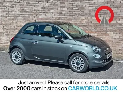 Używany Fiat 500 Lounge 69 KM (50 kW) 2018 Szary Hatchback