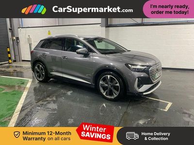 Grey Used 2022 Audi Q4 e-tron S-Line SUV | £24,676 (Fair price)