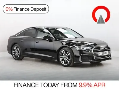 Used Audi A6 S-Line 204 HP (150 kW) 2023 Black Sedan