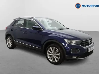 Used VW T-Roc SEL 150 HP (110 kW) 2020 Blue SUV