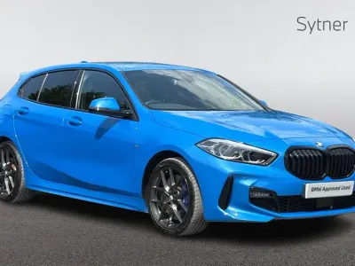 Used BMW 118 M Sport 136 HP (100 kW) 2022 Blue Hatchback