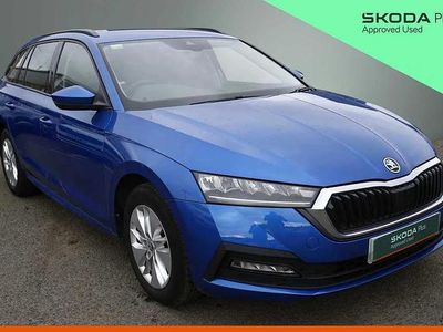 Used Skoda Octavia SE 108 HP (79 kW) 2022 Race blue metallic Estate