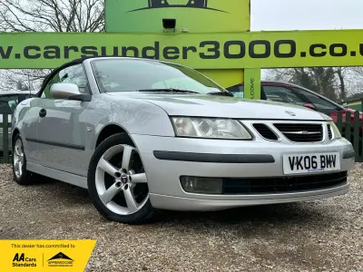 Begagnad Saab 9-3 Cabriolet Vector 175 HK (128 kW) 2006 Silver Cab