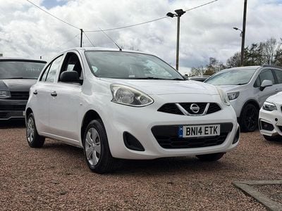 Begagnad Nissan Micra Visia 80 HK (58 kW) 2014 Vit Halvkombi