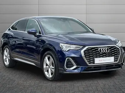 Used Audi Q3 Sportback S-Line 148 HP (108 kW) 2023 Navarra blue SUV