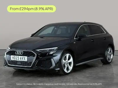 Used Audi A3 S-Line 150 HP (110 kW) 2023 Black Sedan