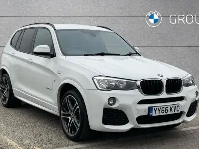 Begagnad BMW X3 M Sport 190 HK (139 kW) 2016 Vit SUV