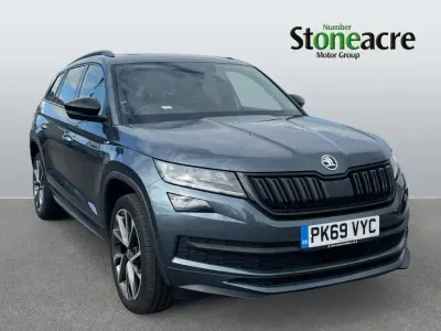 Używany Skoda Kodiaq SportLine 190 KM (139 kW) 2019 Szary SUV