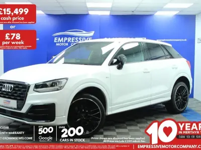 Used Audi Q2 Black Edition 116 HP (85 kW) 2020 White SUV