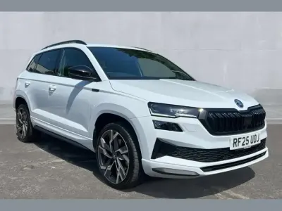 Used Skoda Karoq SportLine 150 HP (110 kW) 2025 White SUV