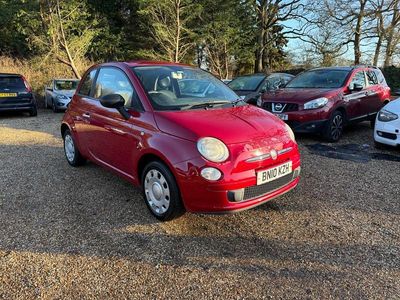 Red Used 2010 Fiat 500 Pop Hatchback | £1,395 (Fair price)