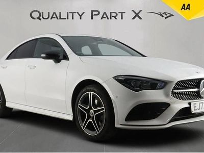 White Used 2022 Mercedes CLA250e AMG Line Premium Sedan | £18,150 (Fair price)