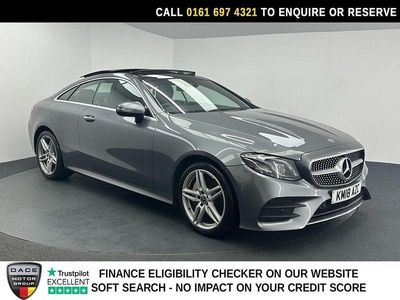 Used Mercedes E350 AMG line 258 HP (189 kW) 2018 Grey Coupe