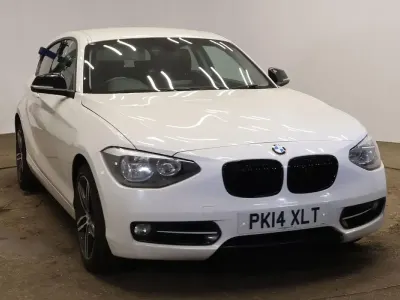 Used BMW 120 Sport Line 2014 White Hatchback