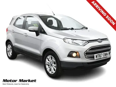 Used Ford Ecosport Zetec 95 HP (69 kW) 2017 Silver SUV