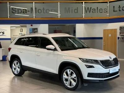 Used Skoda Kodiaq 150 HP (110 kW) 2017 White SUV