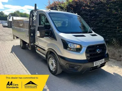 Used Ford Transit S 130 HP (95 kW) 2022 Silver/blue Van