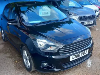 Used Ford Ka Plus Zetec 2018 Black Hatchback