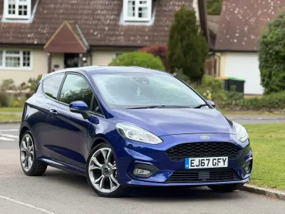 Used Ford Fiesta ST-Line 2018 Blue Hatchback