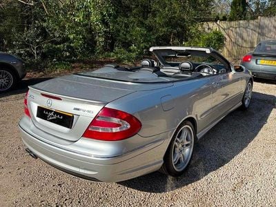Used Mercedes CLK55 AMG AMG 369 HP (271 kW) 2004 Silver Cabriolet
