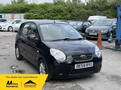 Used Kia Picanto 64 HP (47 kW) 2010 Black Hatchback