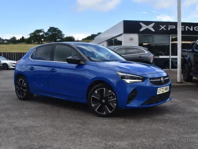 Used Vauxhall Corsa-e Elite 100 kW (136 HP) 2022 Blue Hatchback
