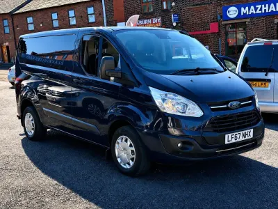 Used Ford Transit Custom Trend 130 HP (95 kW) 2017 Blue Van