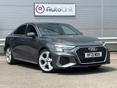 Used Audi A3 S-Line 110 HP (80 kW) 2021 Grey Sedan