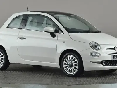 Käytetty Fiat 500 Lounge 69 HP (50 kW) 2018 Valkoinen Viistoperä