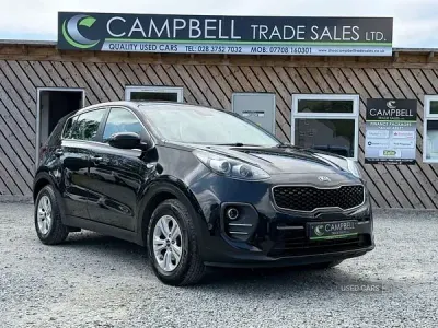 Used Kia Sportage 114 HP (83 kW) 2018 Black SUV